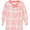 imageHonestBaby Baby Sleep and Play Footed Pajamas Onepiece Sleeper Jumpsuit Zipfront Pjs Organic CottonRomantic Plaid