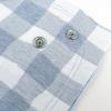 imageHonestBaby unisexbaby Multipack Reversible Bandana Drool Bibs Burpcloths Adjustable Snaps 100 Organic Cotton Legacy3pack Blue Painted Buffalo Check