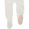 imageHonestBaby Baby Celebration NonSlip Footed Pajamas OnePiece Sleeper ZipFront Pjs 100 Organic Cotton2pack Fair Isle Ivory Pink