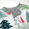 imageHonestBaby Baby Celebration NonSlip Footed Pajamas OnePiece Sleeper ZipFront Pjs 100 Organic Cotton2pack Feelin Pine
