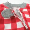 imageHonestBaby Baby Celebration NonSlip Footed Pajamas OnePiece Sleeper ZipFront Pjs 100 Organic Cotton2pack Feelin Pine