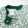 imageHonestBaby Baby Celebration NonSlip Footed Pajamas OnePiece Sleeper ZipFront Pjs 100 Organic Cotton2pack Holiday Floral