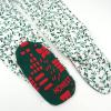 imageHonestBaby Baby Celebration NonSlip Footed Pajamas OnePiece Sleeper ZipFront Pjs 100 Organic Cotton2pack Holiday Floral