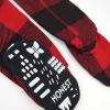 imageHonestBaby Baby Celebration NonSlip Footed Pajamas OnePiece Sleeper ZipFront Pjs 100 Organic Cotton2pack Holiday Tartan