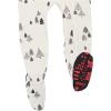 imageHonestBaby Baby Celebration NonSlip Footed Pajamas OnePiece Sleeper ZipFront Pjs 100 Organic Cotton2pack Holiday Tartan