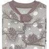imageHonestBaby Baby Celebration NonSlip Footed Pajamas OnePiece Sleeper ZipFront Pjs 100 Organic Cotton2pack Night Pine