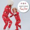 imageHonestBaby Baby Celebration NonSlip Footed Pajamas OnePiece Sleeper ZipFront Pjs 100 Organic Cotton2pack Night Pine