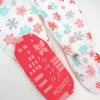 imageHonestBaby Baby Celebration NonSlip Footed Pajamas OnePiece Sleeper ZipFront Pjs 100 Organic Cotton2pack Santa Flamingo