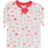 imageHonestBaby Baby Celebration NonSlip Footed Pajamas OnePiece Sleeper ZipFront Pjs 100 Organic Cotton2pack Santa Flamingo