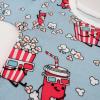 imageHonestBaby 2Piece Pajamas Sleepwear PJs 100 Organic Cotton for Infant Baby and Toddler BoyCinema Snacks