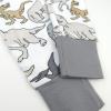 imageHonestBaby 2Piece Pajamas Sleepwear PJs 100 Organic Cotton for Infant Baby and Toddler BoyDino Mite
