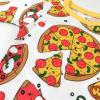 imageHonestBaby 2Piece Pajamas Sleepwear PJs 100 Organic Cotton for Infant Baby and Toddler BoyPizza Party