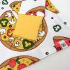imageHonestBaby 2Piece Pajamas Sleepwear PJs 100 Organic Cotton for Infant Baby and Toddler BoyPizza Party