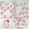 imageHonestBaby Baby Boys 2Piece Pajamas Sleepwear PJs 100 Organic Cotton for Infant Baby and Toddler Boy UnisexHohoho