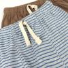 imageHonestBaby Multipack Honest Pants Joggers Pull on 100 Organic Cotton for Infant Baby and Toddler Boys Girls UnisexMicro Stripe Blue Heather