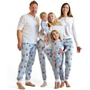 imageHonestBaby 2Piece Pajamas Sleepwear PJs 100 Organic Cotton for Infant Baby and Toddler BoyCinema Snacks