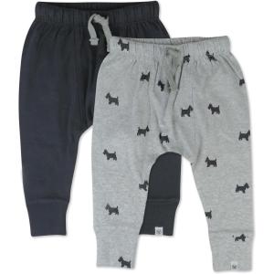 imageHonestBaby Multipack Honest Pants Joggers Pull on 100 Organic Cotton for Infant Baby and Toddler Boys Girls UnisexGrey Scotty Dog