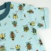 imageHonestBaby Multipack Short Romper Sets and Dresses 100 Organic Cotton for Infant Baby ToddlerBeetle Geo Green