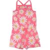 imageHonestBaby Multipack Short Romper Sets and Dresses 100 Organic Cotton for Infant Baby ToddlerJumbo Daisy Pink