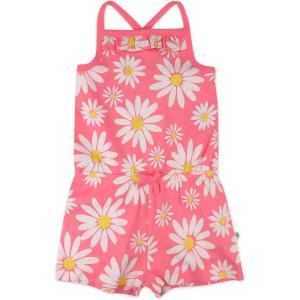 imageHonestBaby Multipack Short Romper Sets and Dresses 100 Organic Cotton for Infant Baby ToddlerJumbo Daisy Pink