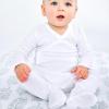 imageHonestBaby 2Pack Footed Pants Roomy Fit Pull on Bottoms 100 Organic Cotton for Infant Baby Boys Girls UnisexFog