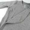 imageHonestBaby Baby Long Sleeve SideSnap Organic Cotton Kimono Bodysuits 3 PackJumbo Fair Isle
