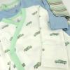 imageHonestBaby Baby Long Sleeve SideSnap Organic Cotton Kimono Bodysuits 3 PackRetro Ride Almond