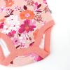 imageHonestbaby Baby Girls Organic Cotton Short Sleeve Bodysuits Multi Pack And Toddler TShirt Set 5 Pack Dreamy Floral Pink Peach 12 Months US