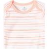 imageHonestbaby Baby Girls Organic Cotton Short Sleeve Bodysuits Multi Pack And Toddler TShirt Set 5 Pack Dreamy Floral Pink Peach 12 Months US