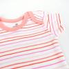 imageHonestbaby Baby Girls Organic Cotton Short Sleeve Bodysuits Multi Pack And Toddler TShirt Set 5 Pack Dreamy Floral Pink Peach 12 Months US