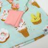 imageHonestBaby 2Piece Pajamas Sleepwear PJs 100 Organic Cotton for Infant Baby and Toddler Boys ampamp Girls UnisexBakery Bunnies
