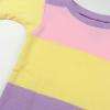 imageHonestBaby 2Piece Pajamas Sleepwear PJs 100 Organic Cotton for Infant Baby and Toddler Boys ampamp Girls UnisexEaster Stripe Pink
