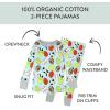 imageHonestBaby 2Piece Pajamas Sleepwear PJs 100 Organic Cotton for Infant Baby and Toddler Boys ampamp Girls UnisexEggcellent Player