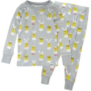 imageHonestBaby 2Piece Pajamas Sleepwear PJs 100 Organic Cotton for Infant Baby and Toddler Boys ampamp Girls UnisexHatched