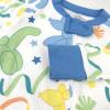 imageHonestBaby NonSlip Footed Pajamas OnePiece Sleeper ZipFront Pjs 100 Organic Cotton for Baby BoysBirthday Bash Blue