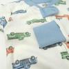 imageHonestBaby NonSlip Footed Pajamas OnePiece Sleeper ZipFront Pjs 100 Organic Cotton for Baby BoysFarm Fleet