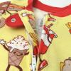 imageHonestBaby NonSlip Footed Pajamas OnePiece Sleeper ZipFront Pjs 100 Organic Cotton for Baby BoysFast Food Frenzy