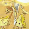 imageHonestBaby NonSlip Footed Pajamas OnePiece Sleeper ZipFront Pjs 100 Organic Cotton for Baby BoysMac N Cheese