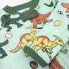 imageHonestBaby Celebration Sleep ampamp Play Footed OnePiece Pajama Sleeper 100 Organic CottonDino Mite Athlete Eggs