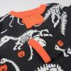imageHonestBaby Celebration Sleep ampamp Play Footed OnePiece Pajama Sleeper 100 Organic CottonDino Ween