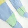 imageHonestBaby Celebration Sleep ampamp Play Footed OnePiece Pajama Sleeper 100 Organic CottonEaster Stripe Blue