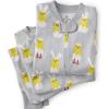imageHonestBaby Celebration Sleep ampamp Play Footed OnePiece Pajama Sleeper 100 Organic CottonHatched