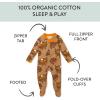 imageHonestBaby Celebration Sleep ampamp Play Footed OnePiece Pajama Sleeper 100 Organic CottonPie Party