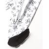 imageHonestBaby Celebration Sleep ampamp Play Footed OnePiece Pajama Sleeper 100 Organic CottonTossed Skulls