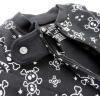 imageHonestBaby Celebration Sleep ampamp Play Footed OnePiece Pajama Sleeper 100 Organic CottonTossed SkullsBlack
