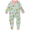 imageHonestBaby Celebration Sleep ampamp Play Footed OnePiece Pajama Sleeper 100 Organic CottonBakery Bunnies