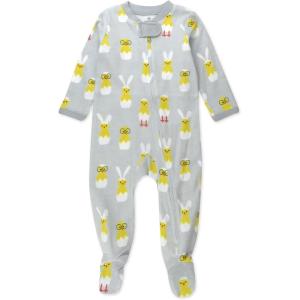 imageHonestBaby Celebration Sleep ampamp Play Footed OnePiece Pajama Sleeper 100 Organic CottonHatched