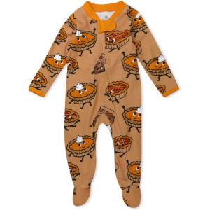 imageHonestBaby Celebration Sleep ampamp Play Footed OnePiece Pajama Sleeper 100 Organic CottonPie Party