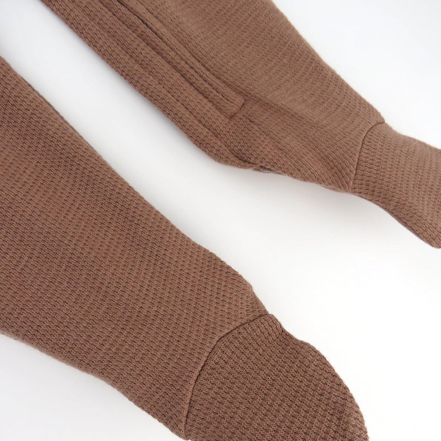 imageHonestBaby Classics Sleep ampamp Play Footed OnePiece Pajama Sleeper 100 Organic CottonBrown