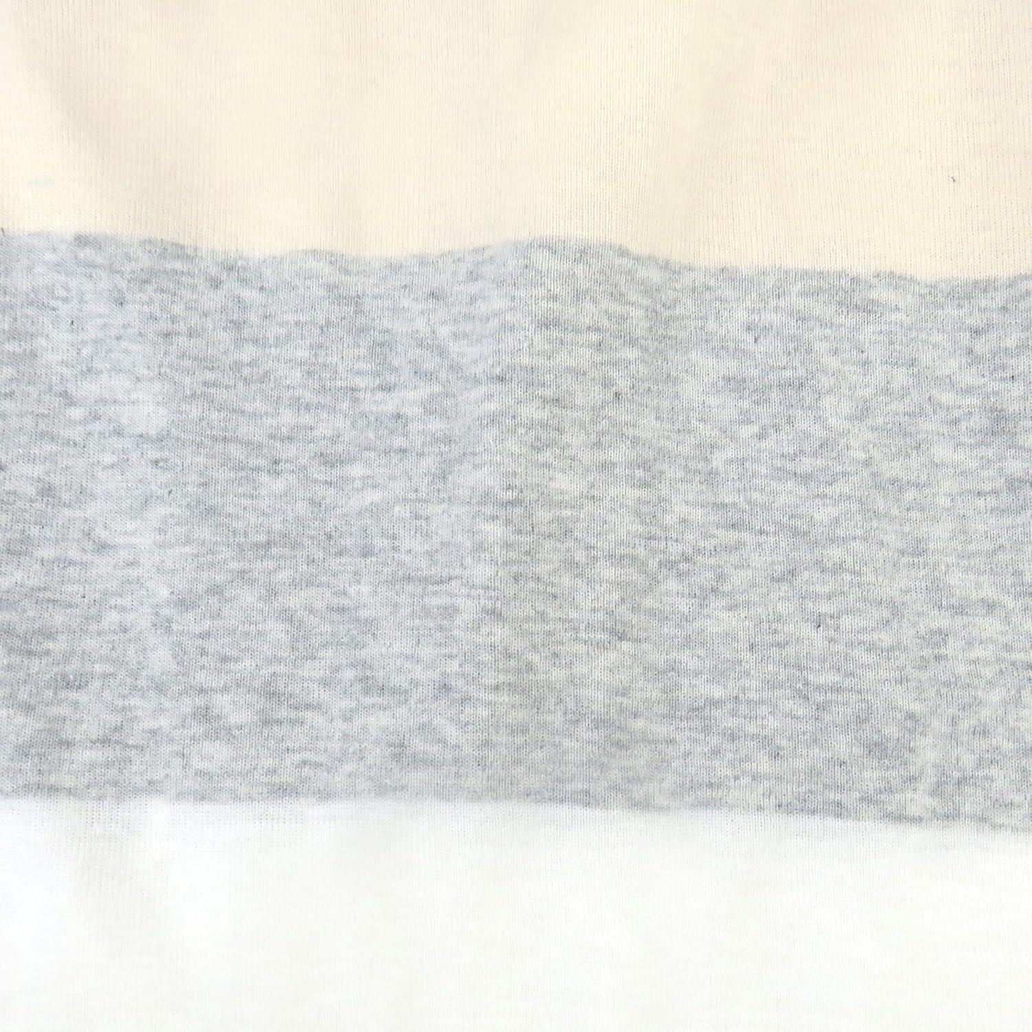 imageHonestBaby Classics Sleep ampamp Play Footed OnePiece Pajama Sleeper 100 Organic CottonJumbo Stripe Natural